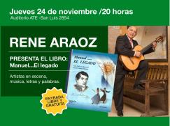René Araoz presenta su libro 