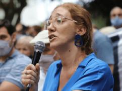Concentración ante la Fiscalía Regional de Santa Fe en solidaridad con Nadia Schujman