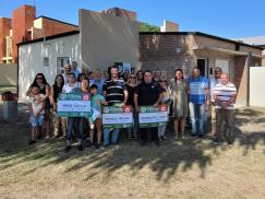 ATE entregó 3 nuevas viviendas en Esperanza