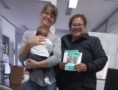 Rocío de Reconquista recibió un completo ajuar para su bebé