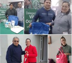 Entrega de ajuares en diferentes localidades de la provincia