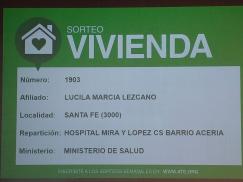 Se realizó el 9º sorteo del Programa ATE Vivienda y Refacción