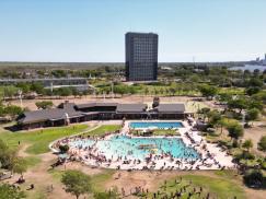 Se disfruta a pleno la temporada de verano en el Predio UNL ATE
