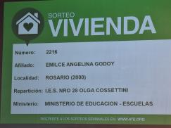 Penúltimo sorteo del Programa ATE Vivienda y Refacción 2023