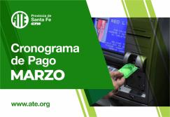 Cronograma de pago correspondiente al mes de marzo