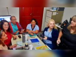 Reunión con el Departamento de Enfermería del Hospital Protomédico en el Nodo Región Santa Fe