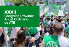 El XXXII Congreso Provincial Anual Ordinario de ATE se celebrará este viernes 