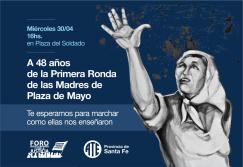Marchamos en conmemoración de la primera Ronda de las Madres