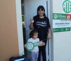 ATE entregó una nueva vivienda en Pedro Gómez Cello