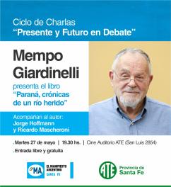 Mempo Giardinelli presenta el libro 