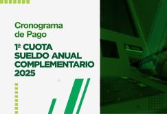 Cronograma de pago de la primera cuota del sueldo anual complementario (SAC) a los trabajadores/as públicos provinciales
