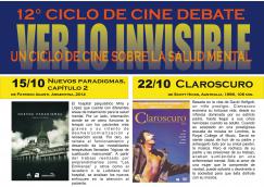 12º EDICIÓN DEL CICLO DE CINE DEBATE: “VER LO INVISIBLE”