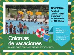 Colonias de Vacaciones para hijos de Afiliados a ATE