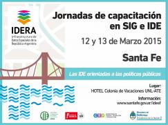 Comienzan hoy las jornadas de capacitación en IDE y SIG