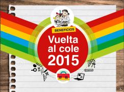 Beneficios: Vuelta al cole 2015