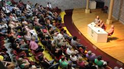 Eduardo Anguita presentó su libro en el Cine Auditorio ATE