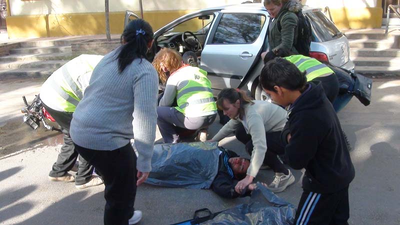 Simulacro accidente Rincón