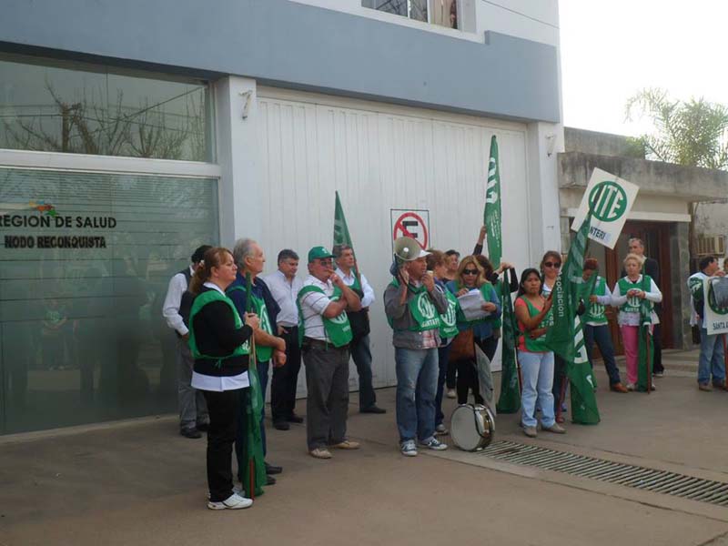 Jornadas de protesta de Salud en Reconquista y San Jorge 