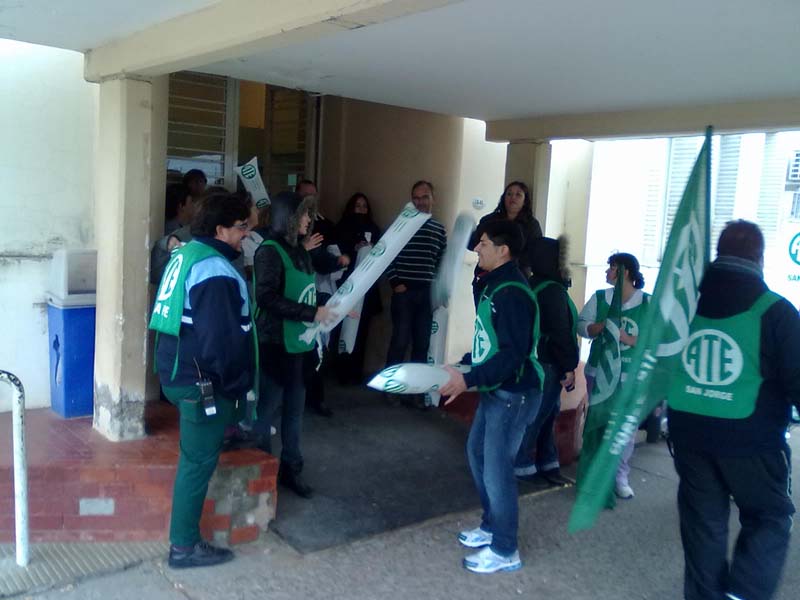 Jornadas de protesta de Salud en Reconquista y San Jorge 