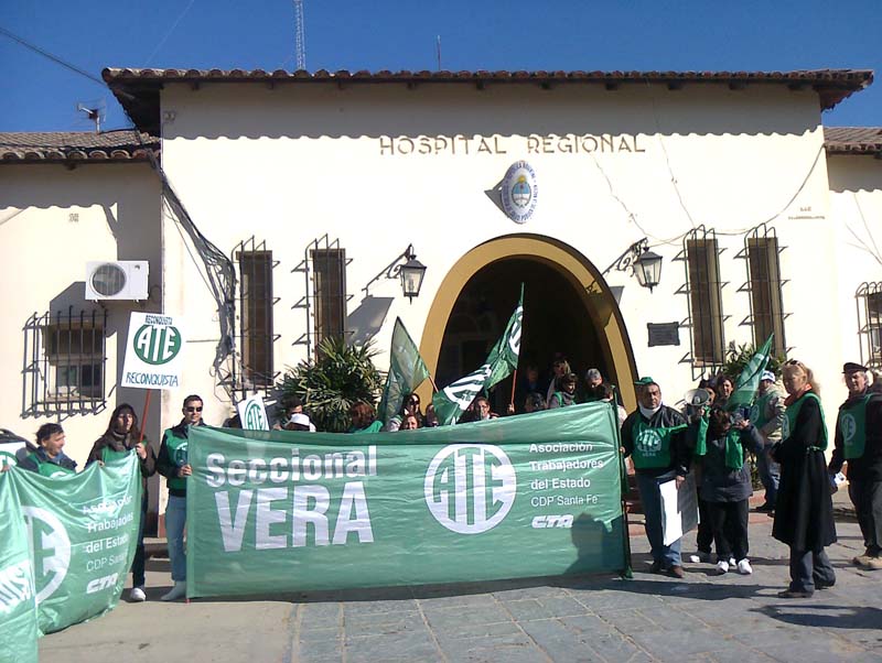 Protesta en el Hospital de Vera