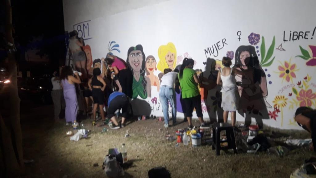 Mural 8M en Granadero Baigorria