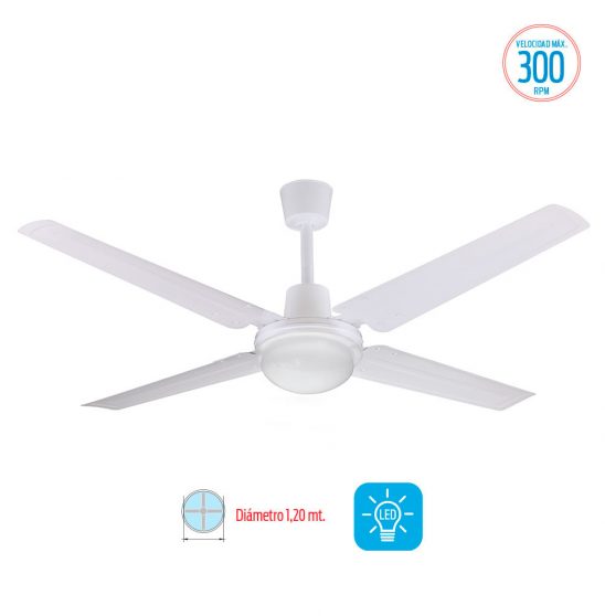22030010-0 - VENTILADOR DE TECHO LILIANA VTH BLANCO 114 
