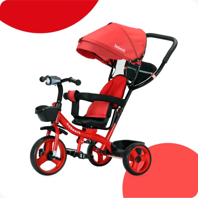 17010011-0 - TRICICLO BEBESIT CON MANUBRIO JOY SL-1870