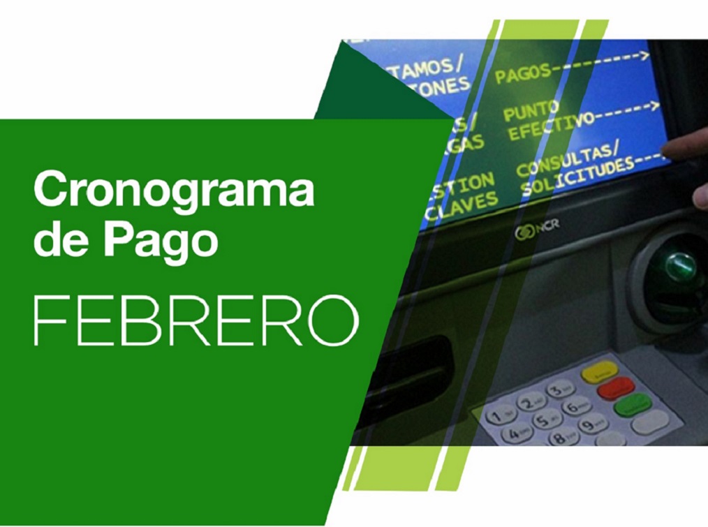 Cronograma de pago de haberes de febrero a los trabajadores/as públicos provinciales