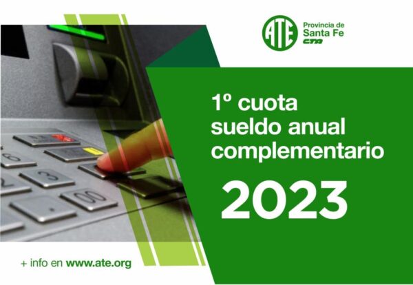 Cronograma de pago de la primer cuota del sueldo anual complementario a ...