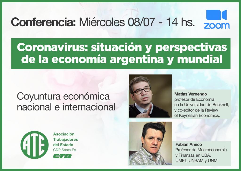 Conferencia: Coronavirus: situación y perspectivas de la economía argentina y mundial