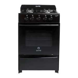 Cocina Escorial Master negra 56 cm Gas natural