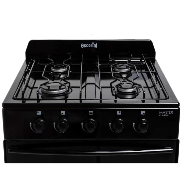 Cocina Escorial Master negra 56 cm Gas natural - Image 3