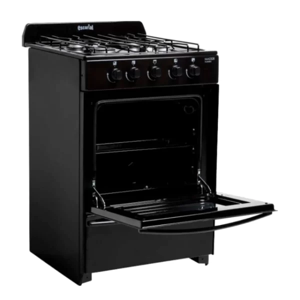 Cocina Escorial Master negra 56 cm Gas natural - Image 2