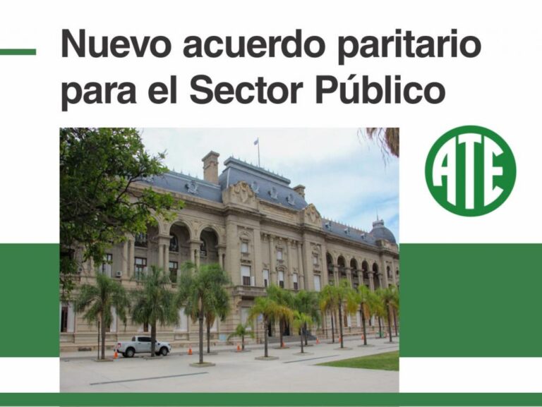 Nuevo acuerdo paritario para el Sector Público - ATE Santa Fe