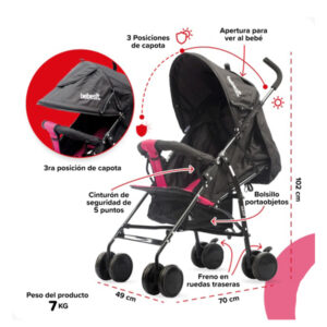 Coche Paragua Bebesit NEUF 1058