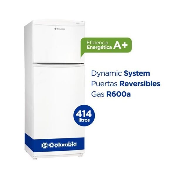 Heladera Columbia CHD 43/10 414 LTS Blanca
