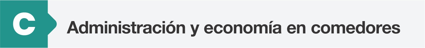 Administración y economía en comedores