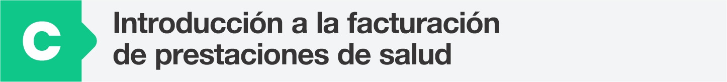Introducción a la facturación de prestaciones de salud