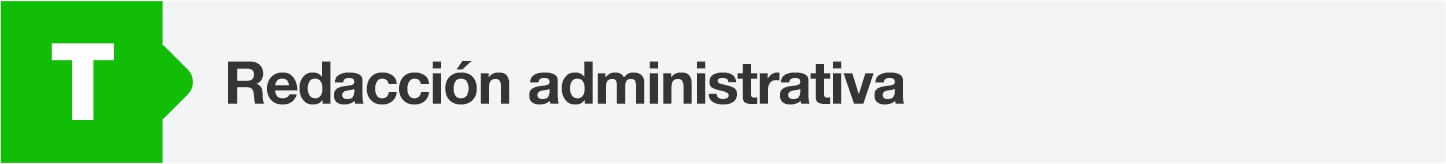 Redacción administrativa
