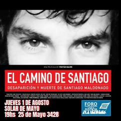 Proyección del documental “El Camino de Santiago” en el Solar de Mayo