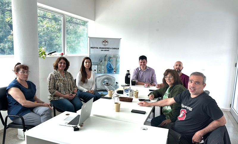 Reunión con nuevas autoridades del Hospital de San Lorenzo