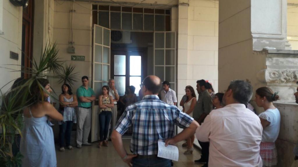 Asamblea en el Ministerio de Justicia