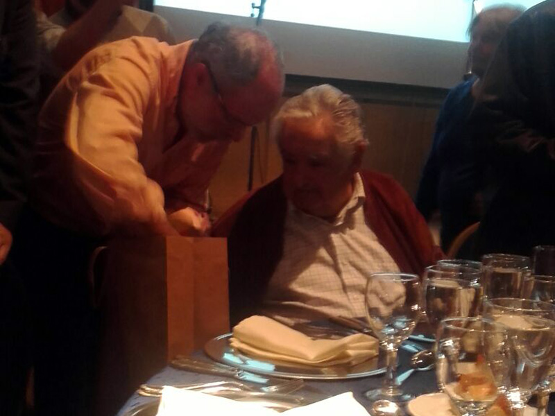 ATE con el ex presidente de Uruguay José “Pepe” Mujica