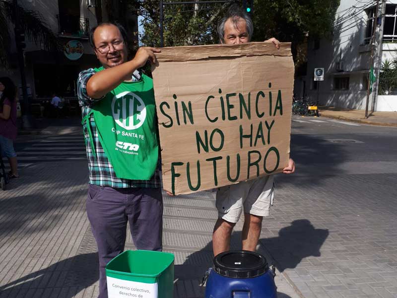 Ciencia y Educación en Crisis: Movilización y Paro de ATE Conicet y ADUL