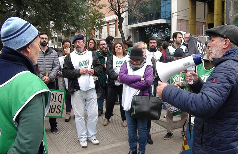 Protesta de trabajadores del Conicet