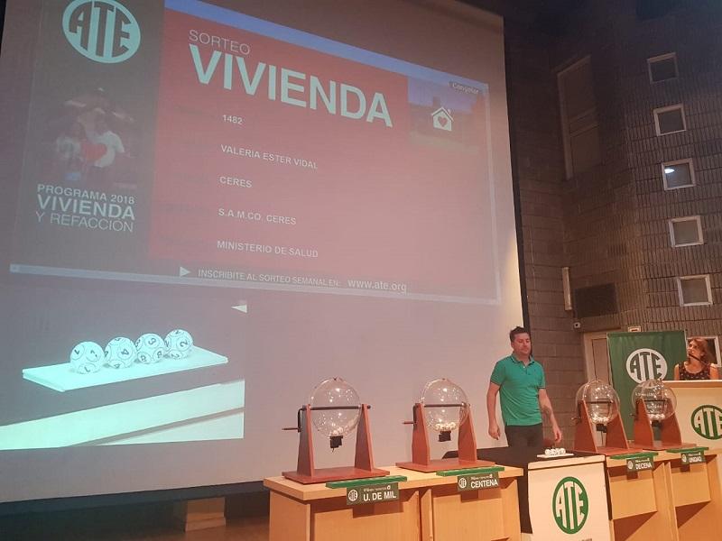 Programa ATE Vivienda y Refacción: de todos los puntos de la provincia, los 10 beneficiarios del 15º Sorteo