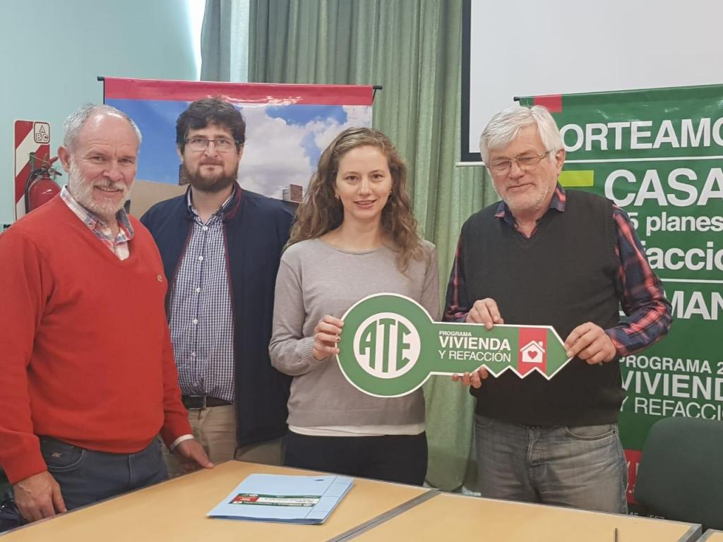 Programa ATE Vivienda y Refacción: nueva beneficiaria con casa propia
