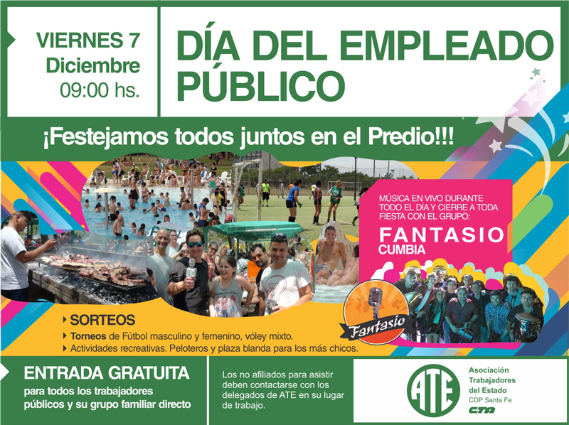 El 7 de diciembre festejamos el Día del Empleado Público en nuestro Predio