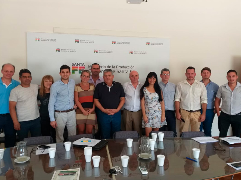 Reunión con el secretario de Coordinación Técnica, Administración y legal del Ministerio de la Producción
