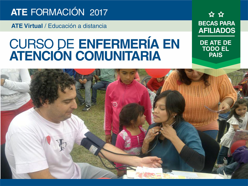 Curso de Enfermería en Atención Comunitaria en modalidad a Distancia destinado a Enfermeros